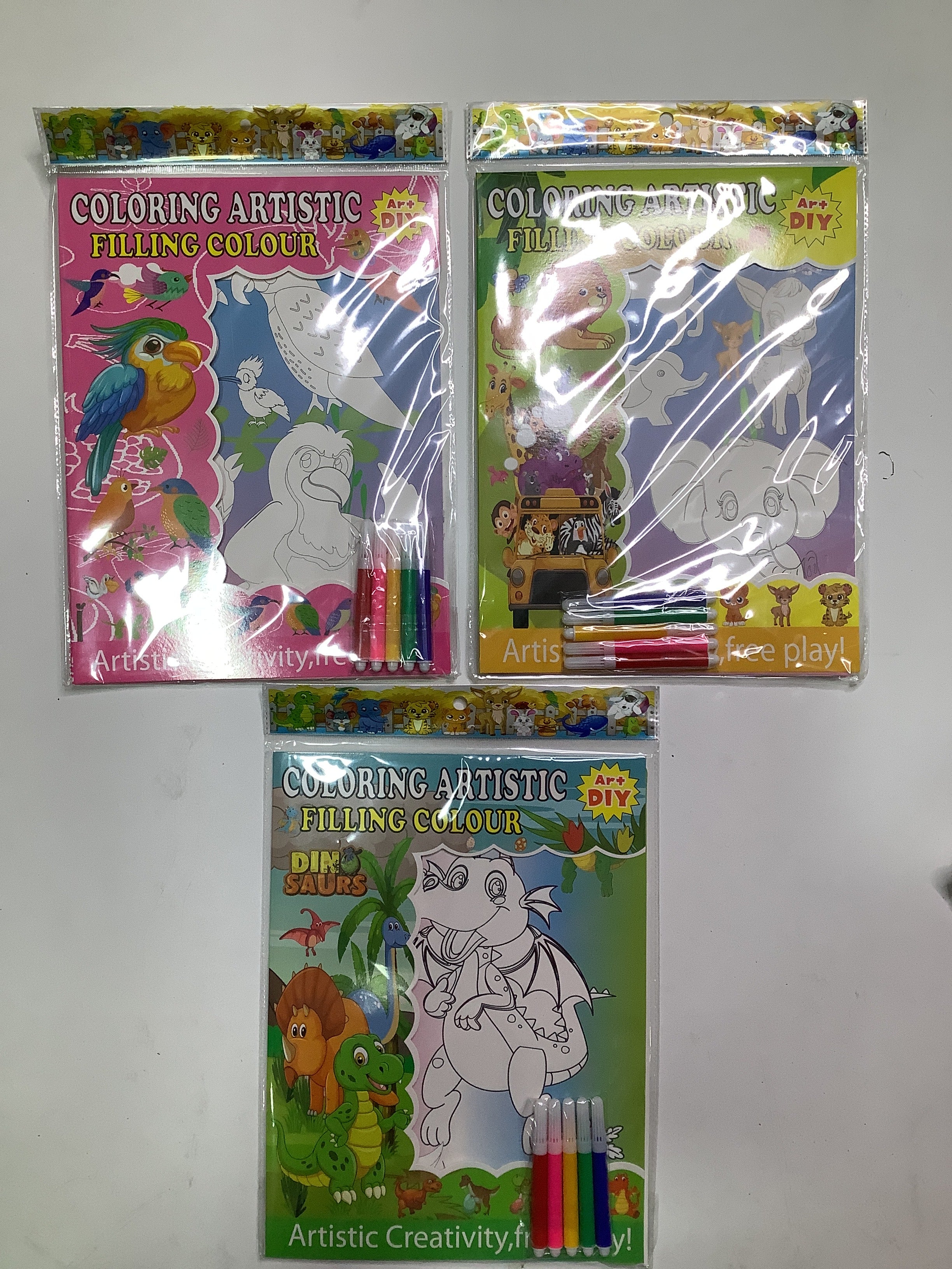 Colouring Artistic Filling Colour.