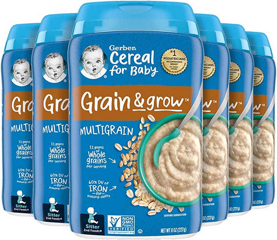 Gerber Multigrain Whole Grains Baby Cereal (227g Box)