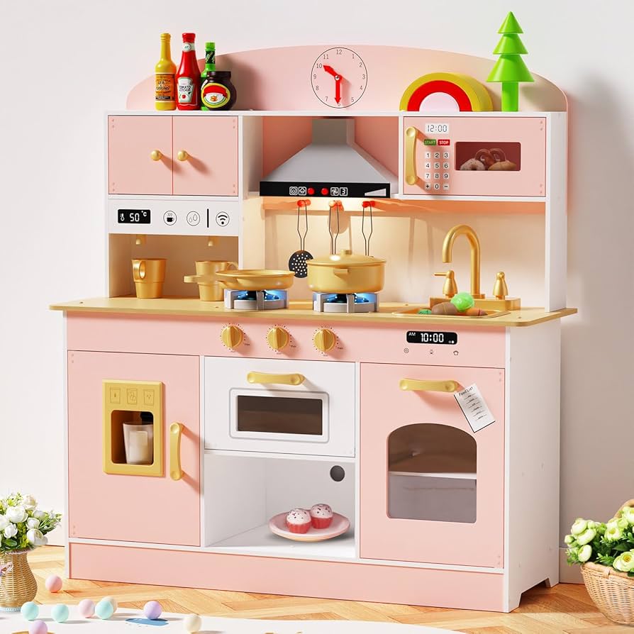 Kids’ Pretend Play Kitchen Set