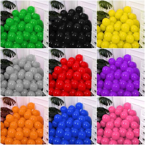 XA Latex Balloons (Helium Quality)