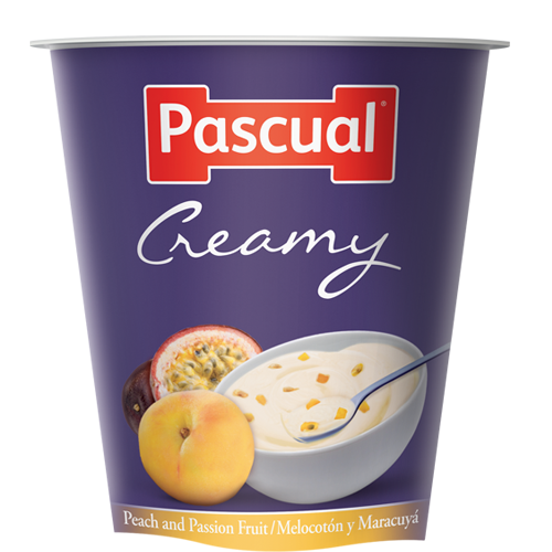 Pascual Creamy Peach and Passion Fruit Yogurt (4pk)