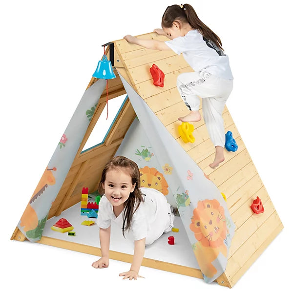 2-in-1 Kids’ Activity Playhouse
