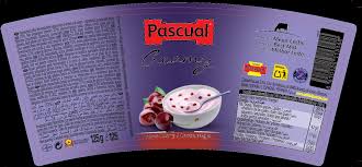 Pascual Creamy Black Cherries Yoghurt (4pk)