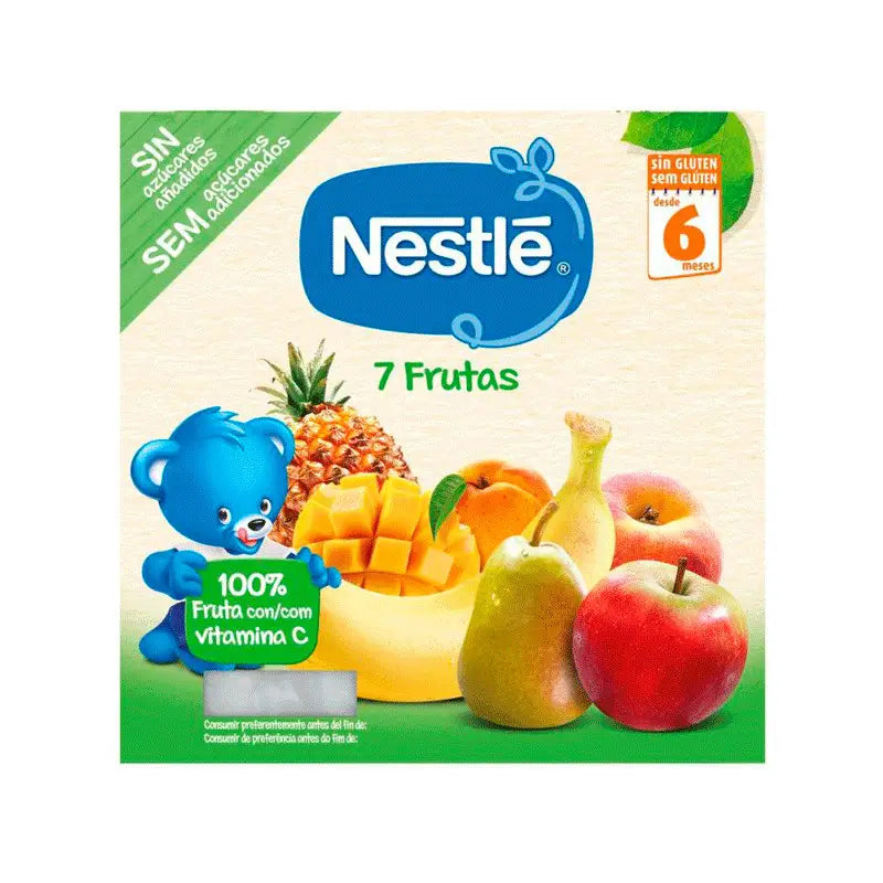 Nestlé 7 Fruits Baby Puree (4-Pack, 100g cups)