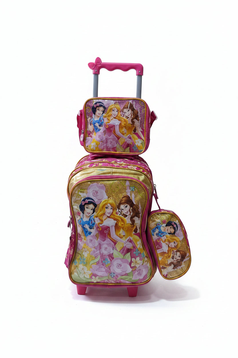 Miracle Disney Princess 3in1 Trolley Back To School Bag.