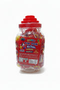 Ritch Milk Mix Fruits Lollipop With Bubble Gum.