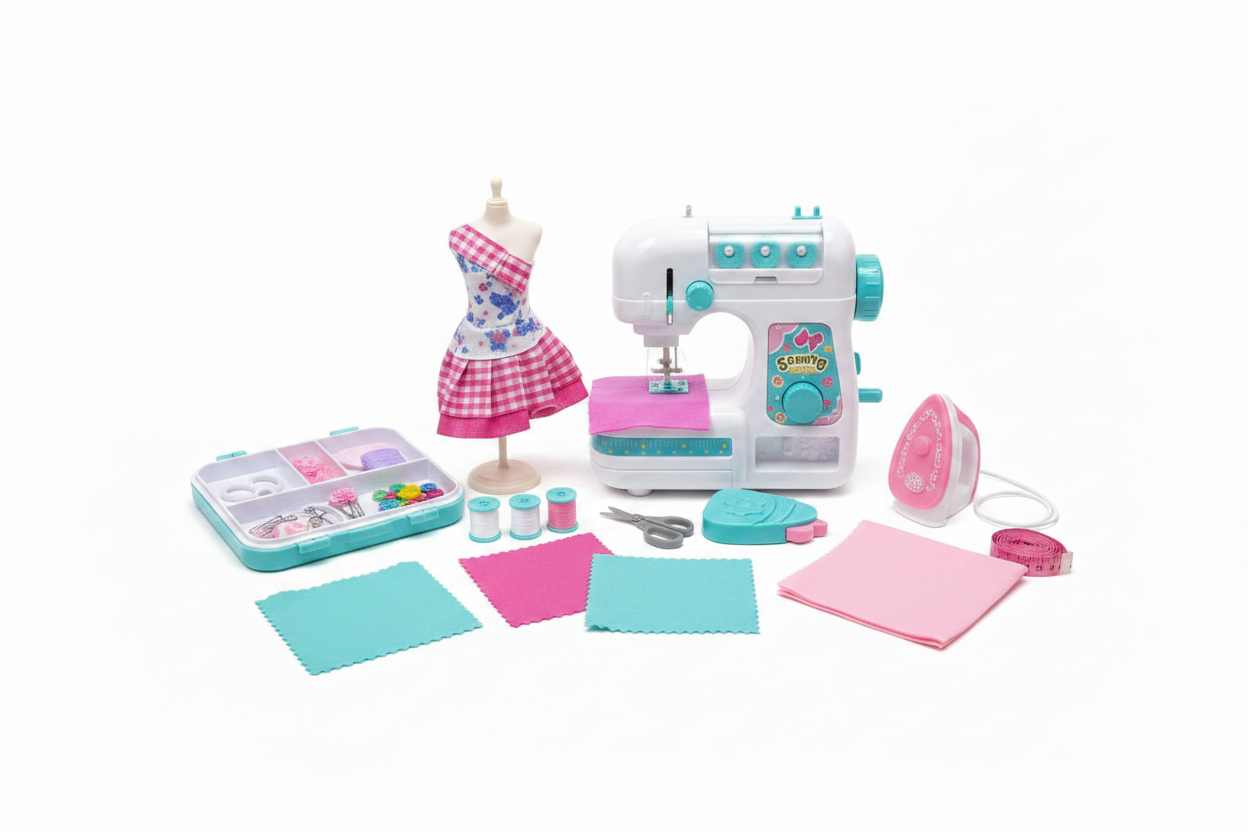 Jin Jia Tai Girls Sewing Machine (Real Working Funtion 3+)