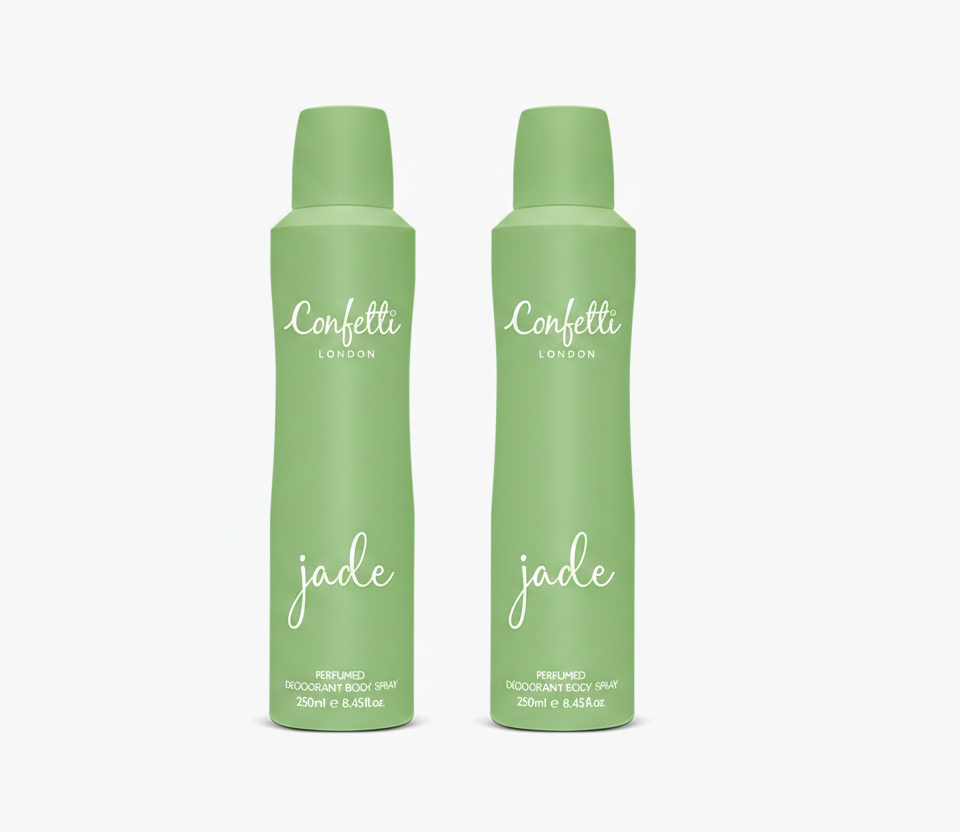Confetti London Jade Perfumed Deodorant Body Spray (250ml).