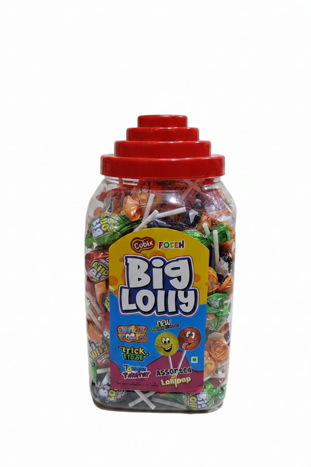 CUBIX FOSH BIG LOLLY ASSORTED LOLLIPOP SWEET