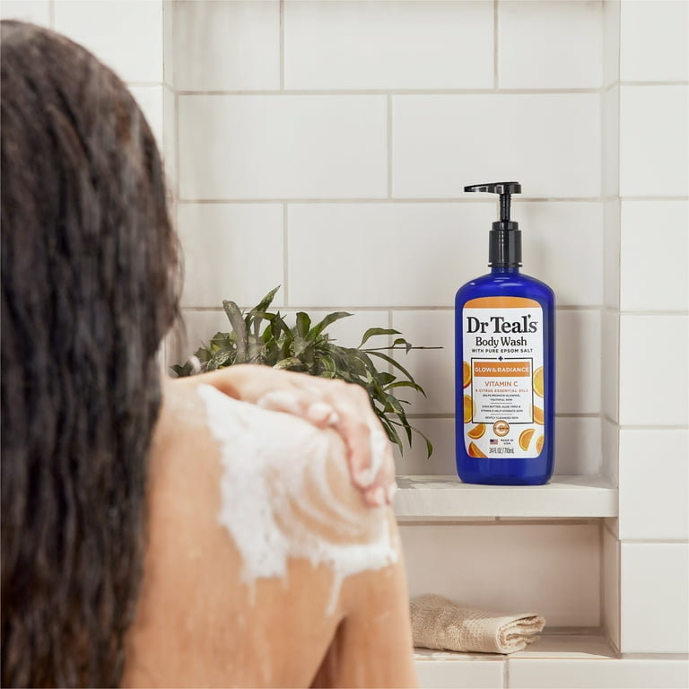 Dr Teal's Glow & Radiance Vitamin C Body Wash 710ml.