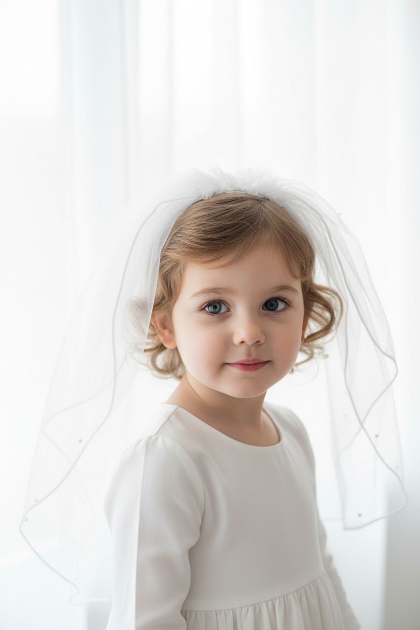 Monita Girl's Hair Accessory (Veil)