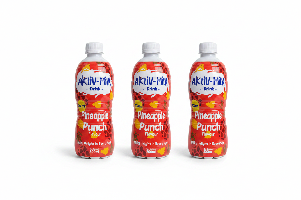 Active-Milk Pineapple Punch Flavour Drink 500ml.