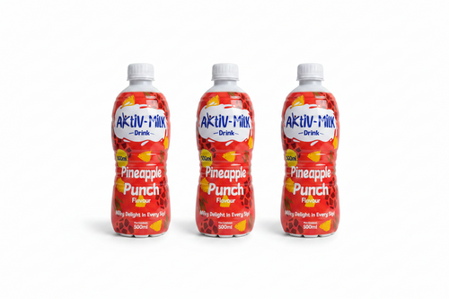 Active-Milk Pineapple Punch Flavour Drink 500ml.