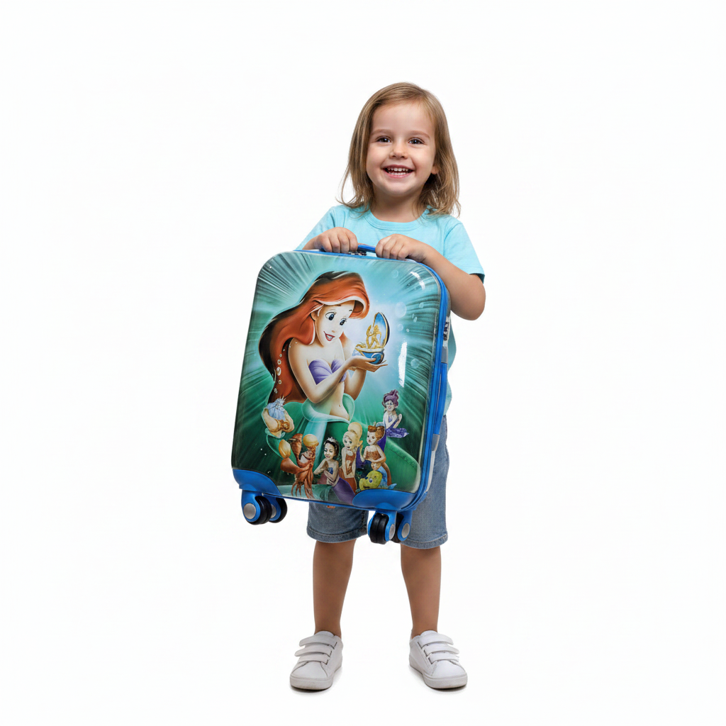 Princess Arial Square Shaped Trolley Box.