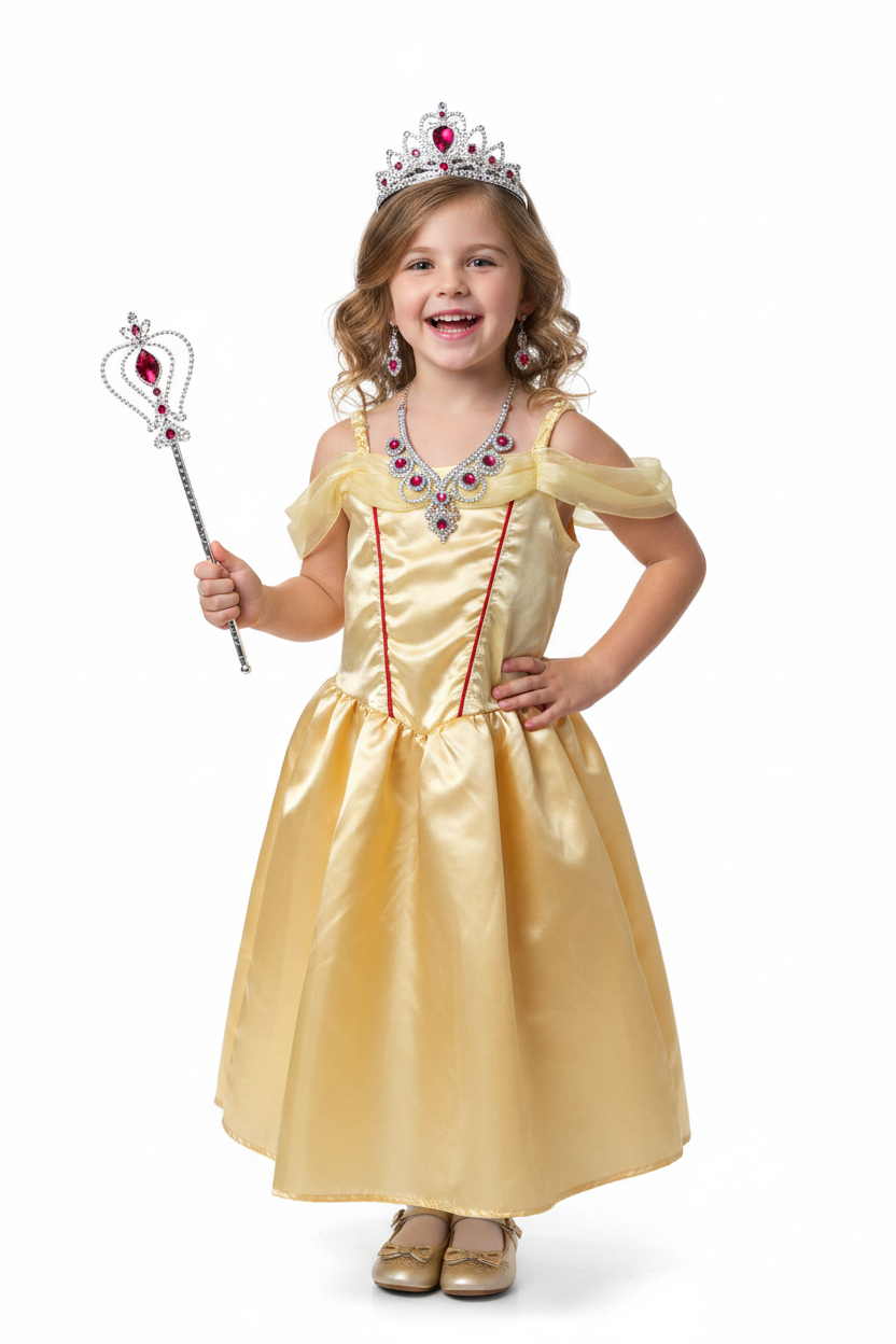 Pretty Girl Princess Dress Combination Costume