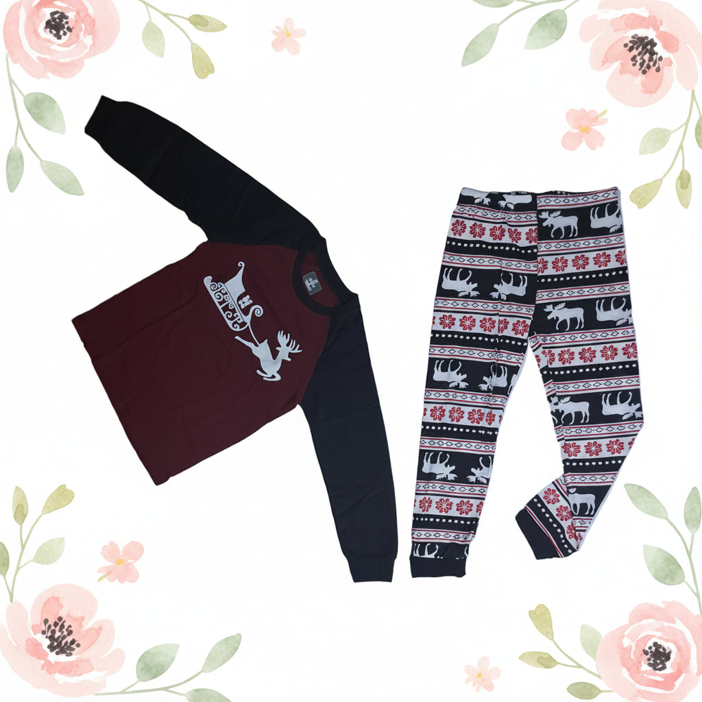 Caluby Christmas Pyjamas.