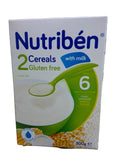 Nutriben 2 Cereals Gluten Free From 6 Months to 3 years (300g)