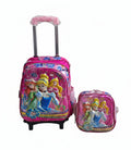 HOMSKIII DISNEY PRINCESSES BACK TO SCHOOL TROLLEY BAG.