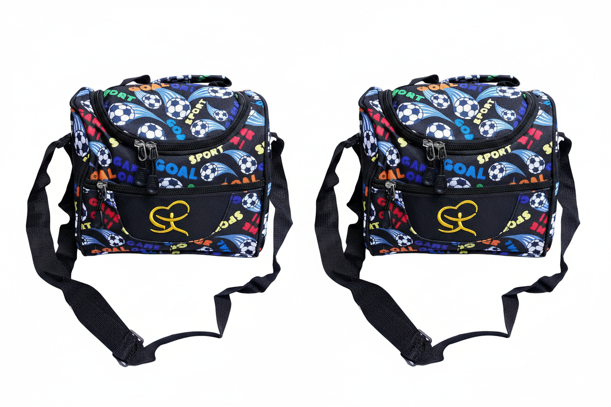 Kids Sport Goal Fancy Lunch Bag.
