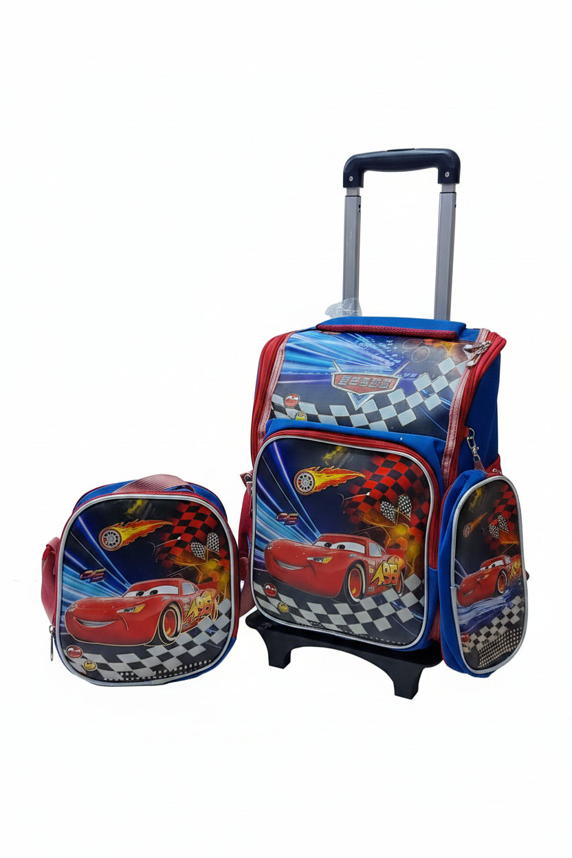 95 Lightning Mcqueen 3in1 Back To School Trolley Bag.
