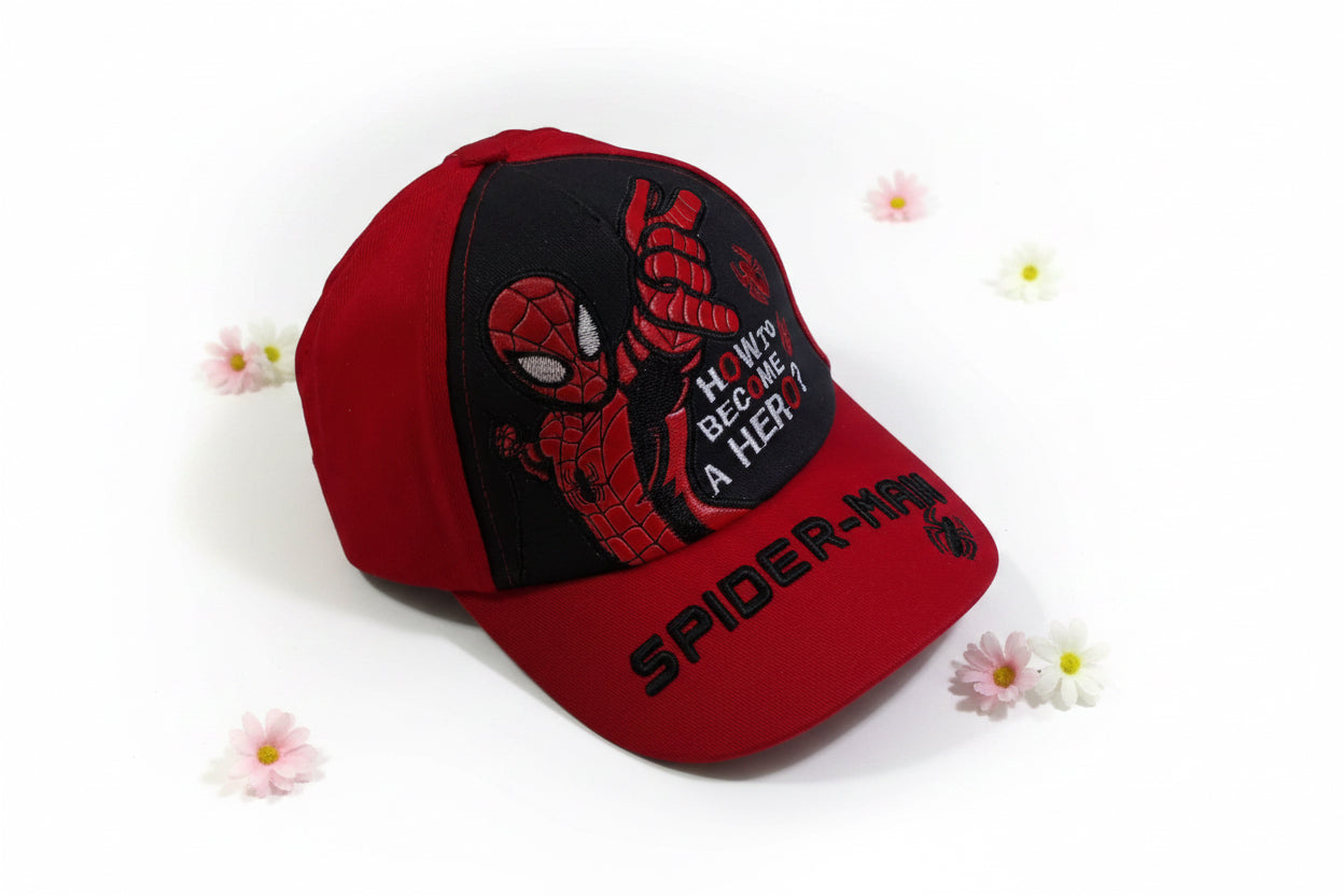 Spiderman Boys Face Cap