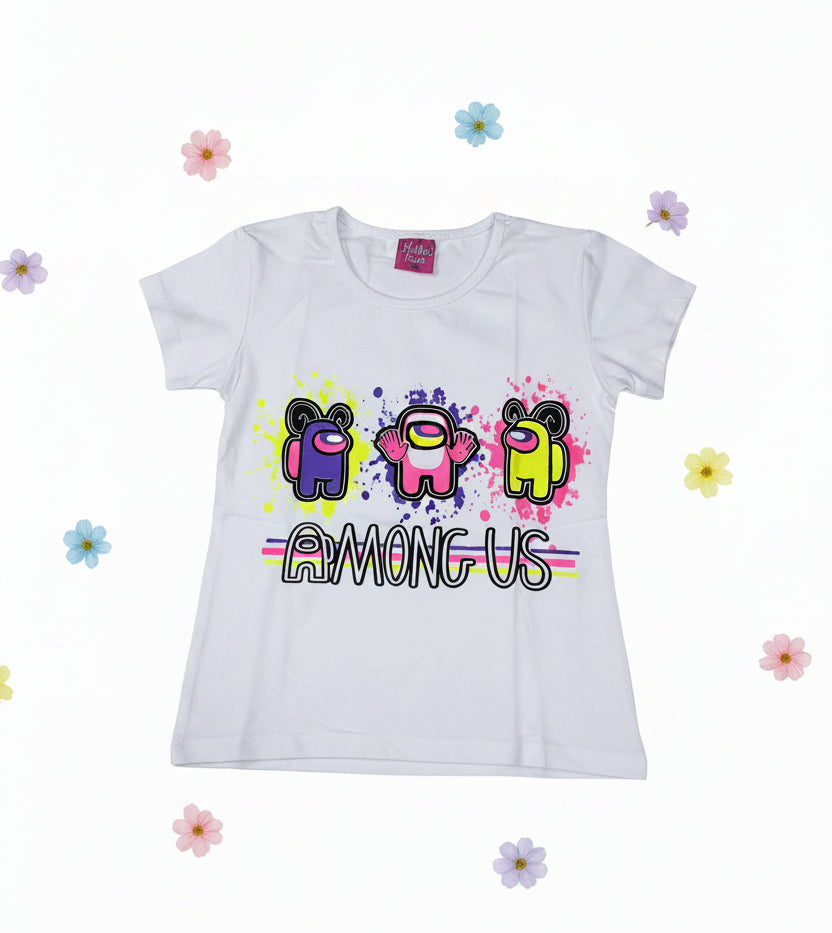 M.Star Girls Among Us Round Neck Girl Top