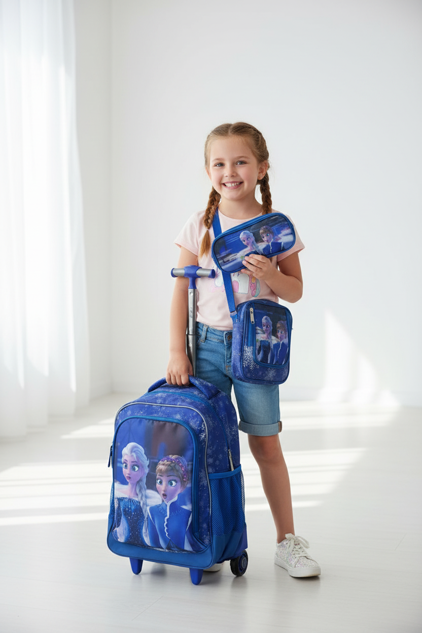 I-Kola Frozen Back To School Trolley Bag.