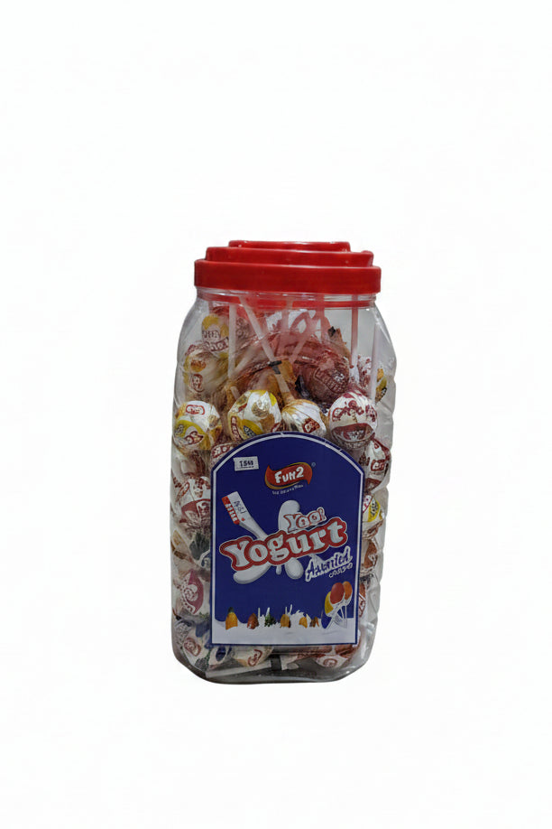 FUN2 YOO! YOGURT ASSORTED LOLLIPOP SWEET