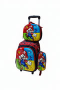 Mario 3in1 Trolley Back To School Bag