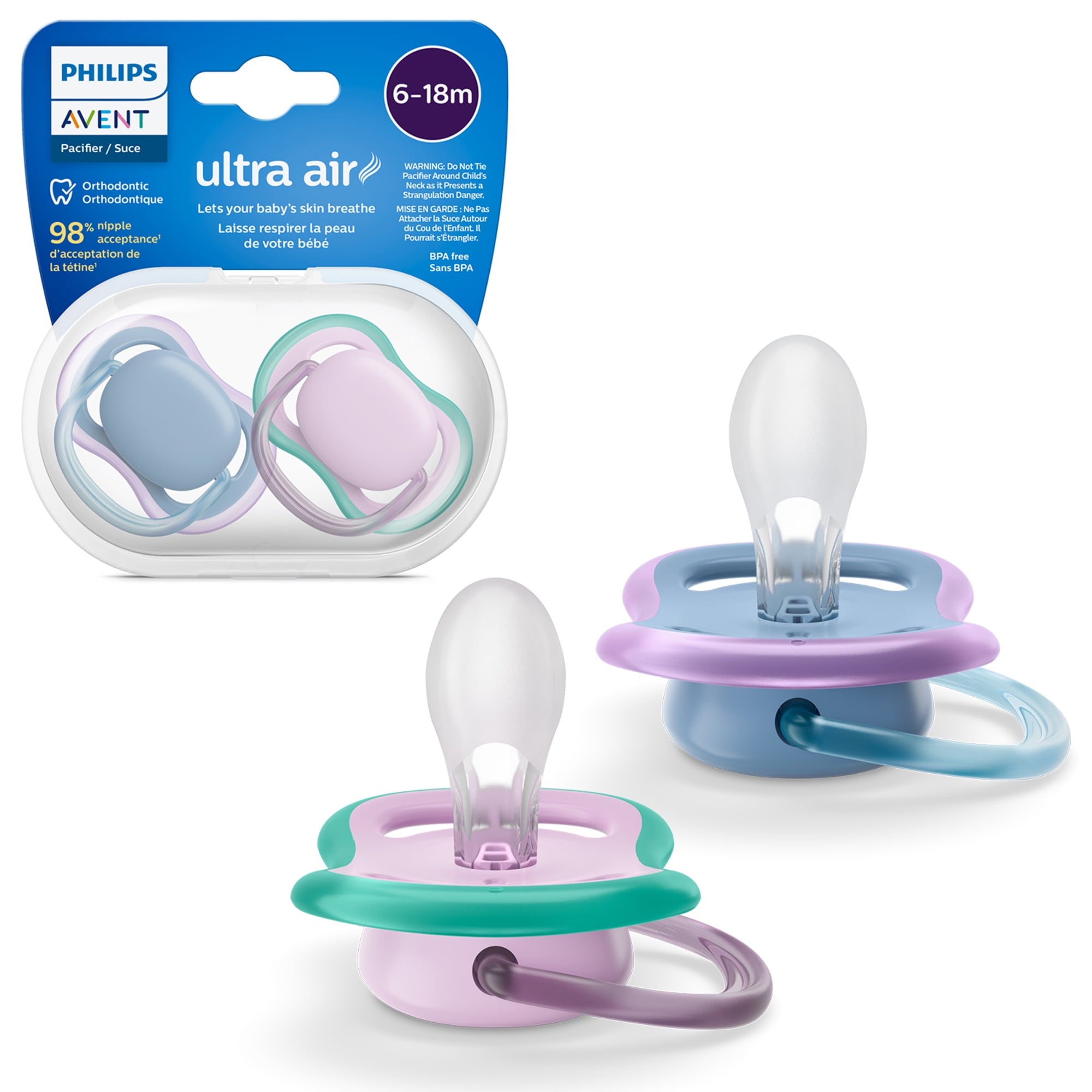 Philips Avent Pacifier/ Suce Ultra Air.