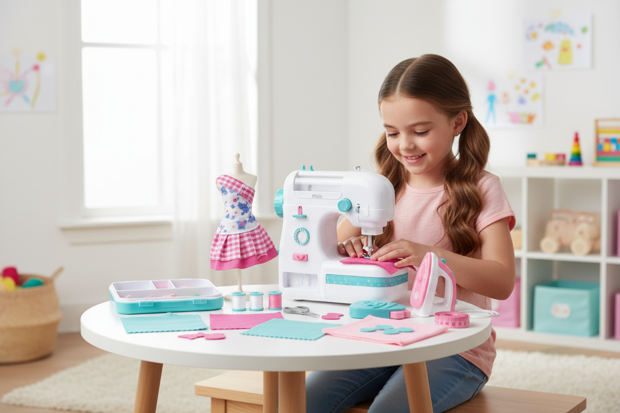 Jin Jia Tai Girls Sewing Machine (Real Working Funtion 3+)