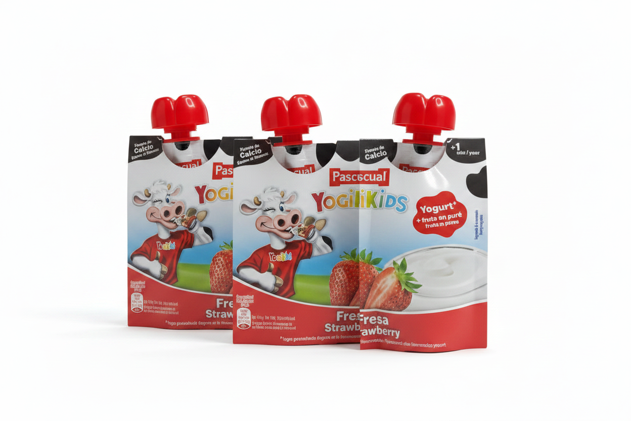 Pascual Yogikids Fresa Strawberry 1yr+ (160g).