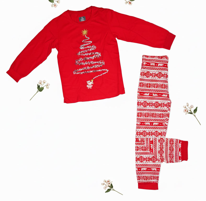 Caluby Christmas Pyjamas.