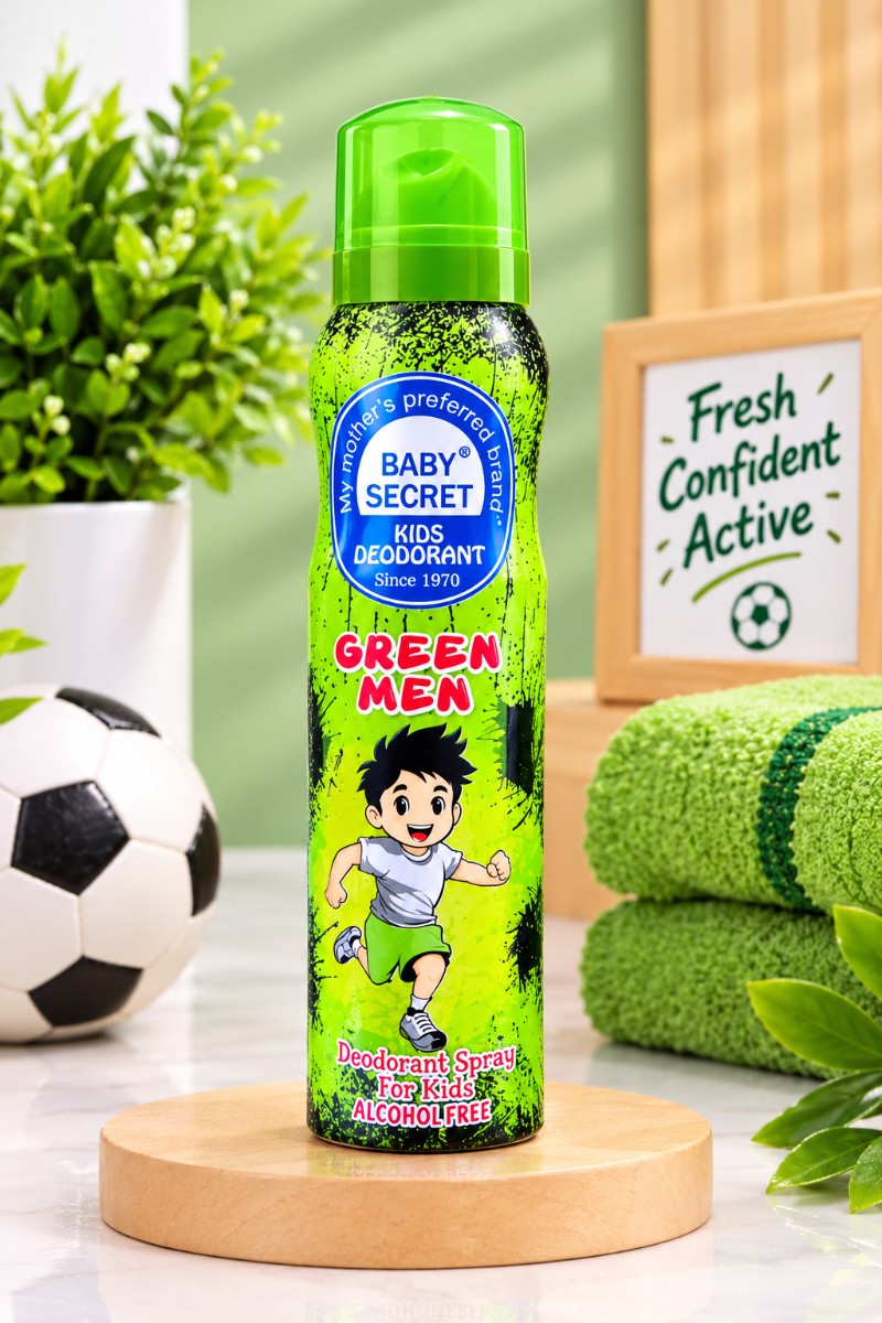Baby Secret Kids Deodorant Spray (Green Men)150ml