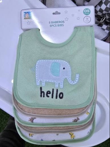 Little Alpaca 5pcs Bibs.