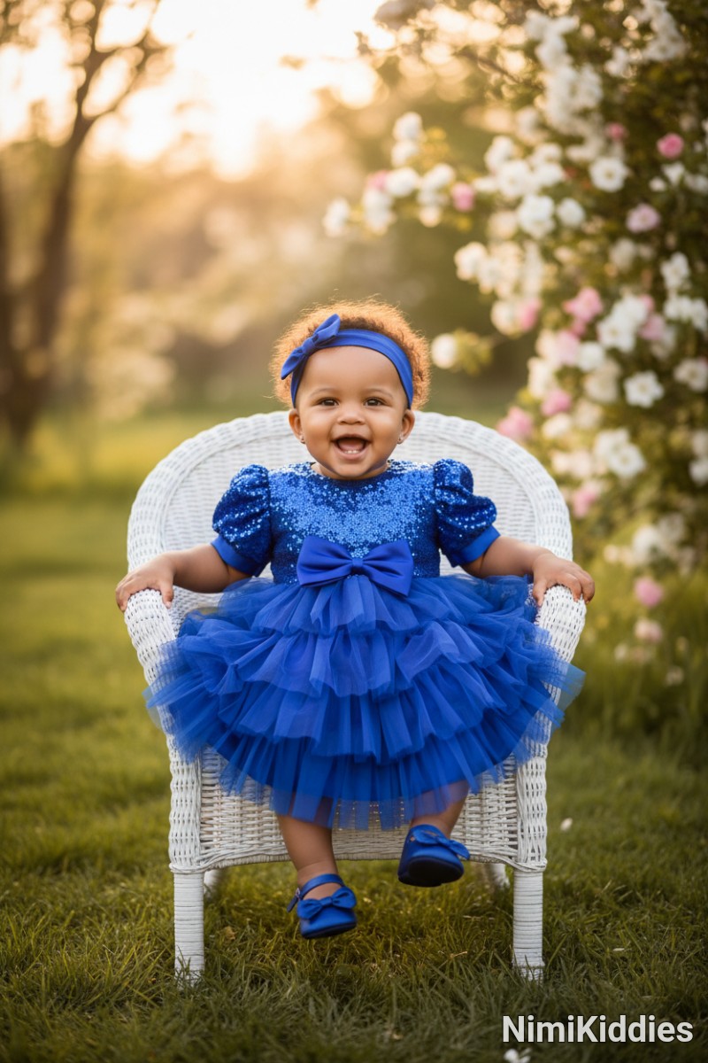 Girls Ball Gown (Blue)