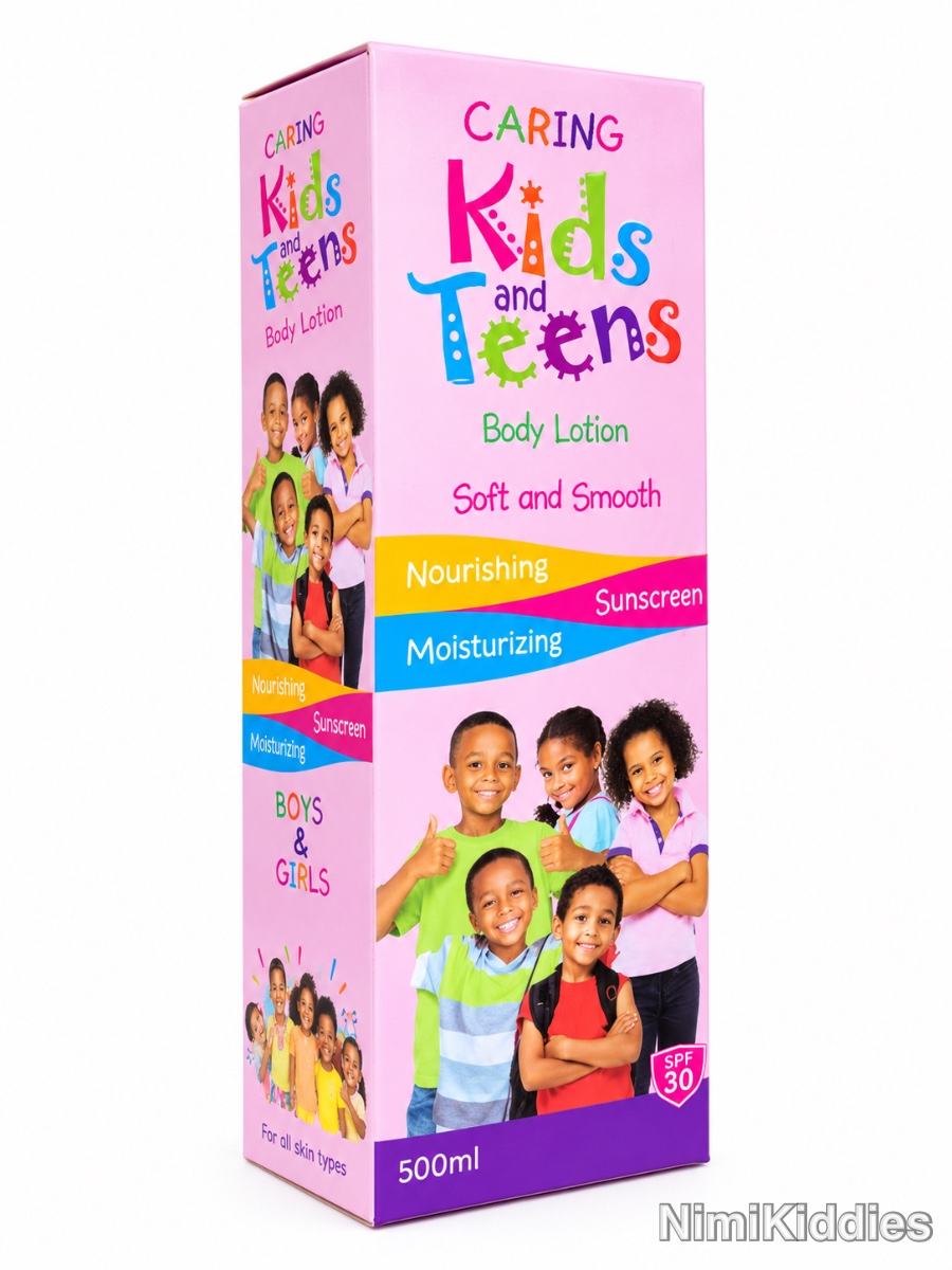 Caring Kids And Teens Body Lotion 500ml.