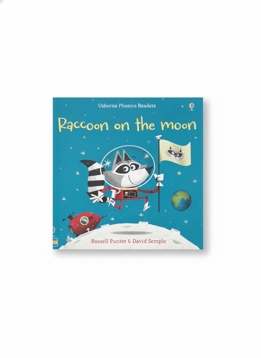 Usborne Phonics Readers Racoon On The Moon