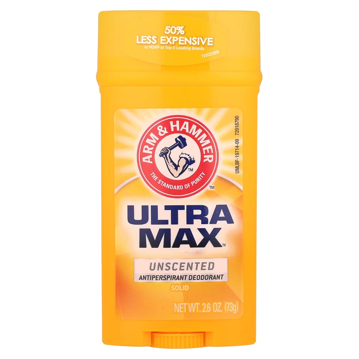 Arm & Hammer Ultra Max Unscented Antiperspirant Deodorant 73g