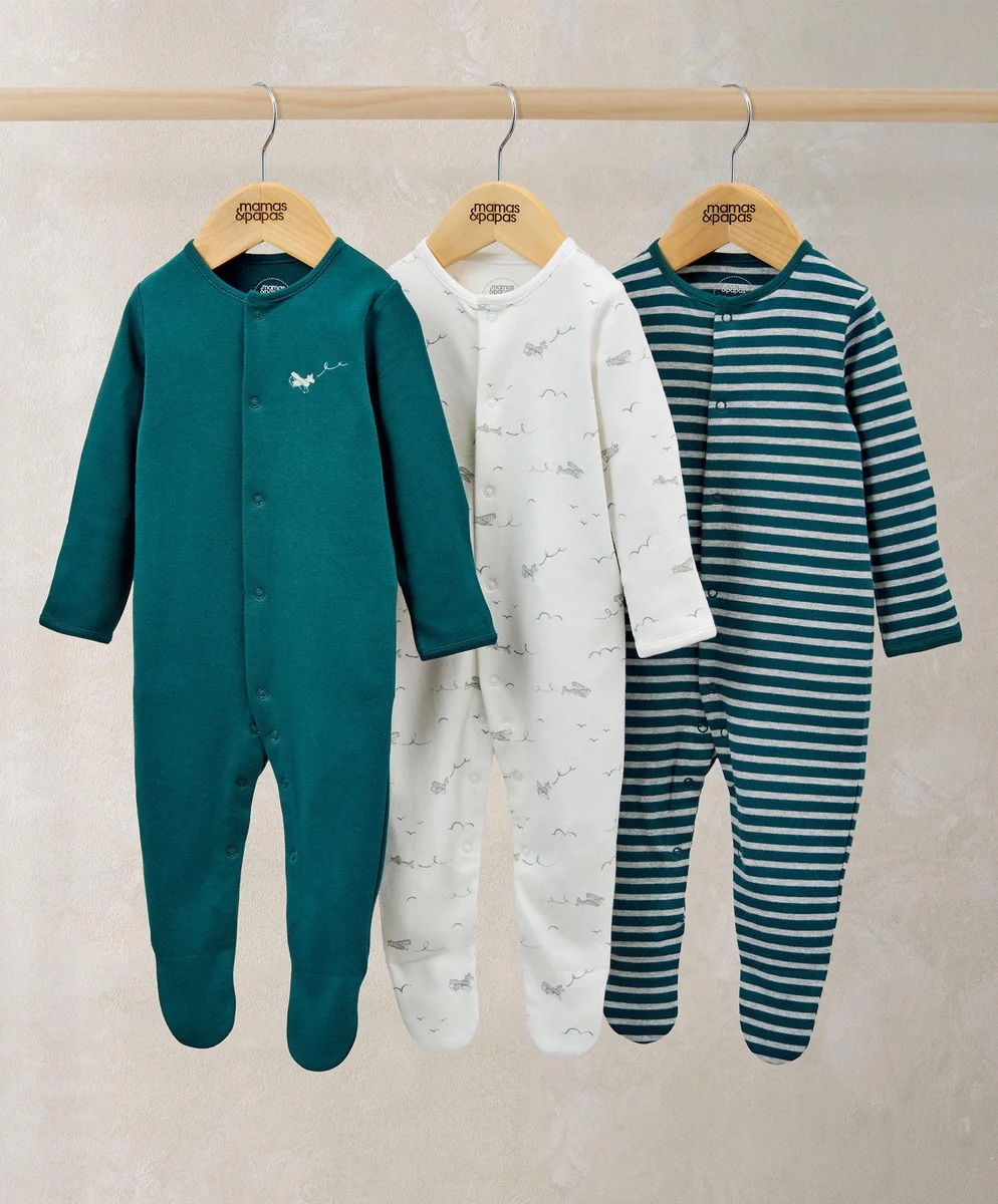 George Baby Sleep Suits 3 Pack set