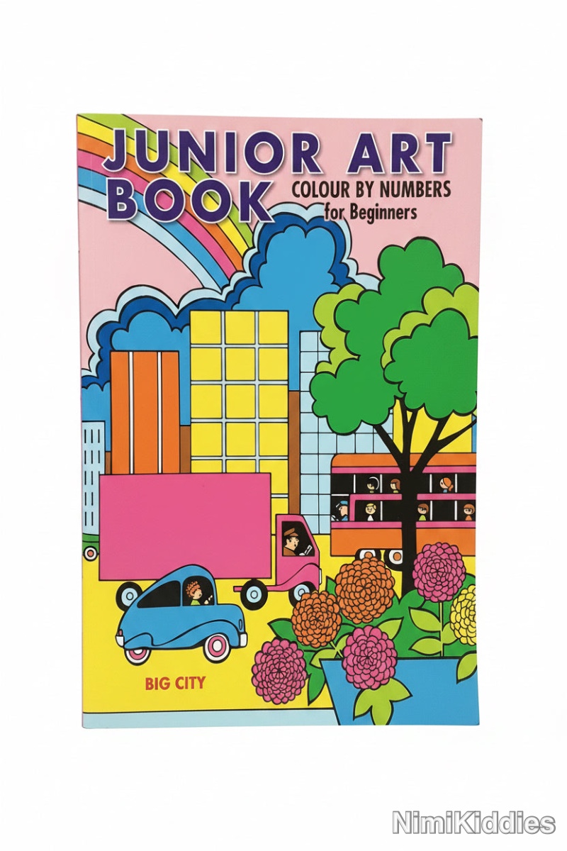 Junior Art Book Color by Numbers for Beginners