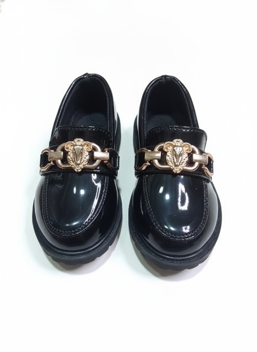 Wet-Look Boys Shoe