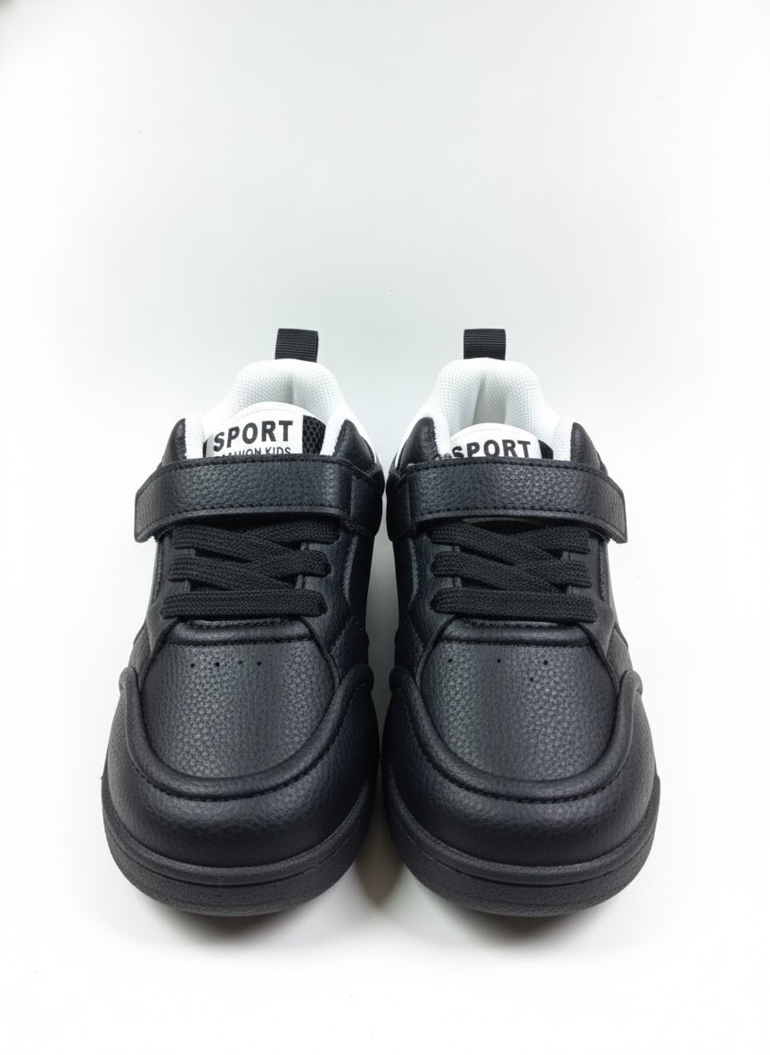 Aha Sport Kids Black Canvas