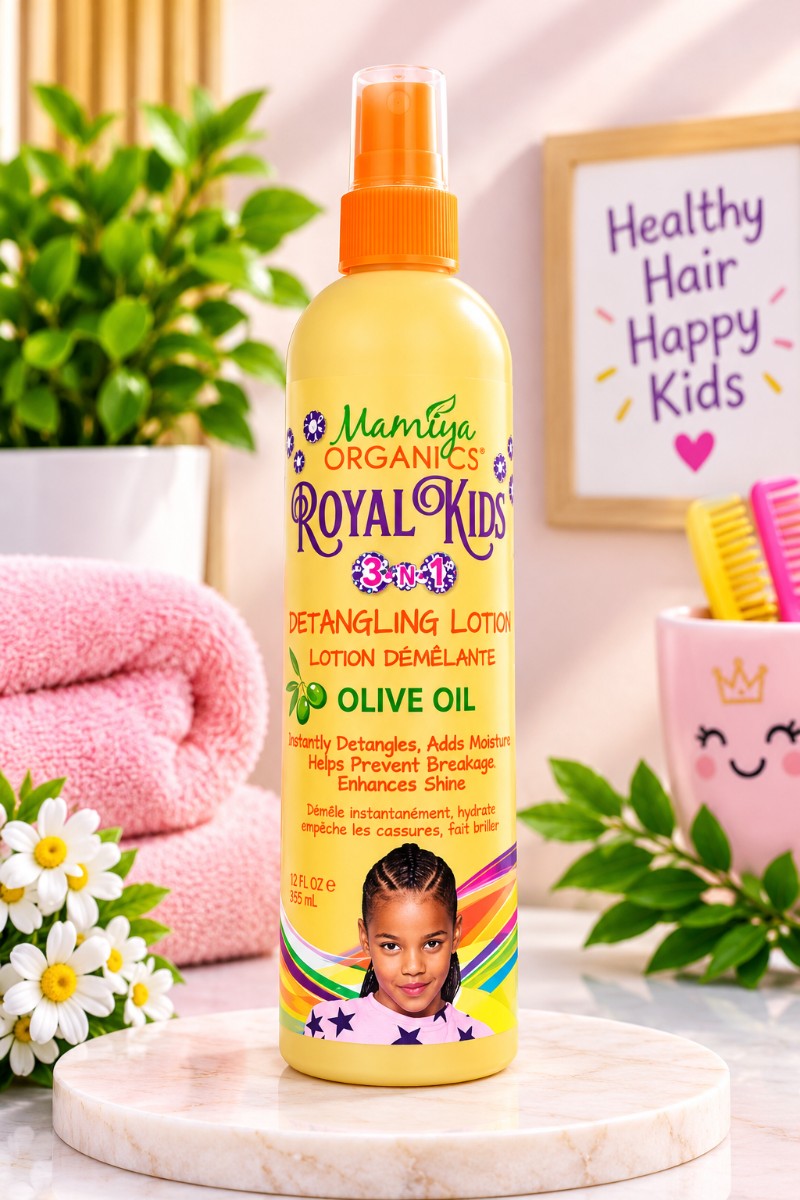 Mamiya Organic Royal Kids Detangling Lotion Olive Oil (355ml)