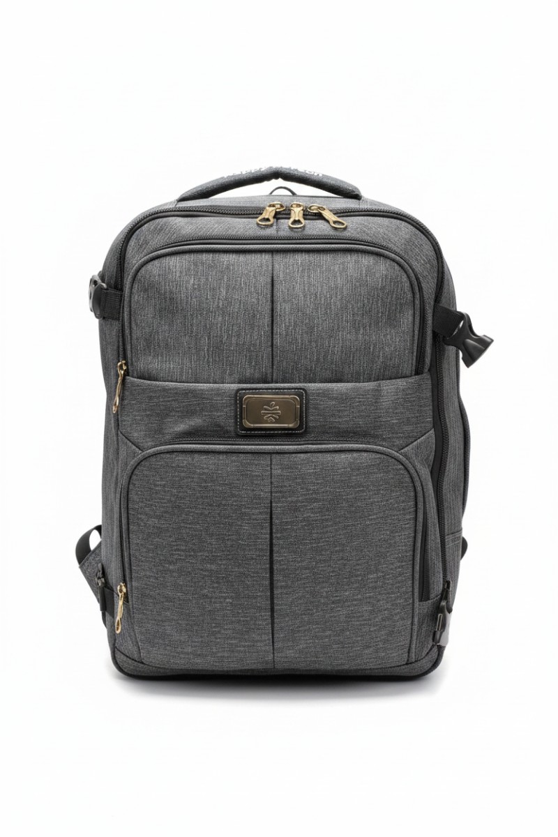 Happy Person Ash Colored Backpack