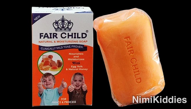 Fair Child Natural & Moisturizing Kids Soap with Egg York & Natural Honey 125g.