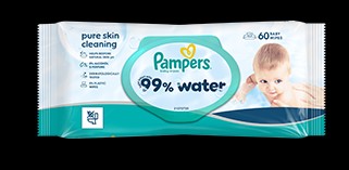Pampers 99% Water Wipes
