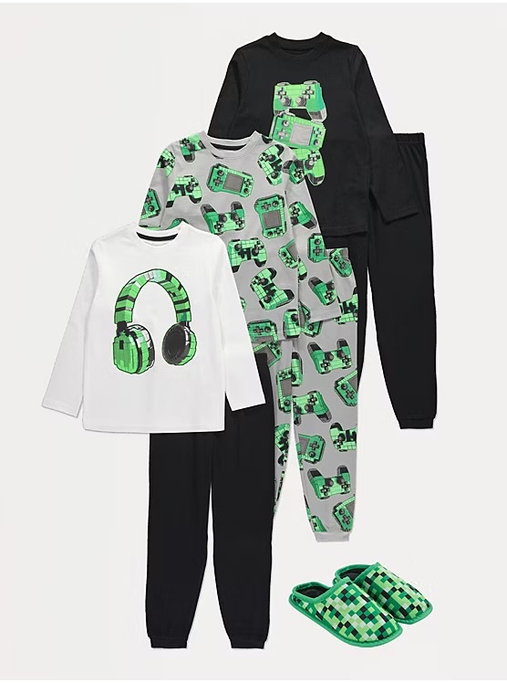 George Kids Pyjamas 3 Pack Set