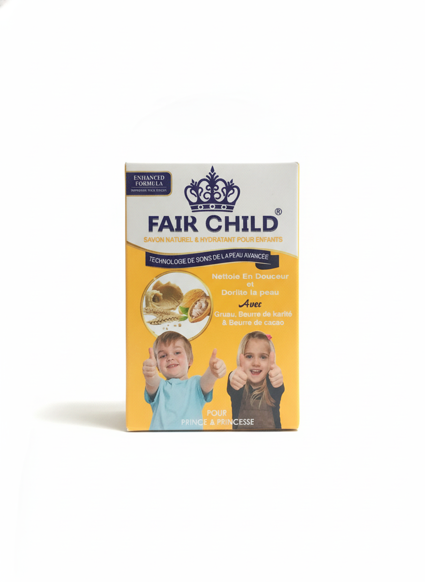 Fair Child Natural & Moisturizing Soap with Oatmeal,Shea Butter & Cocoa Butter 125g.
