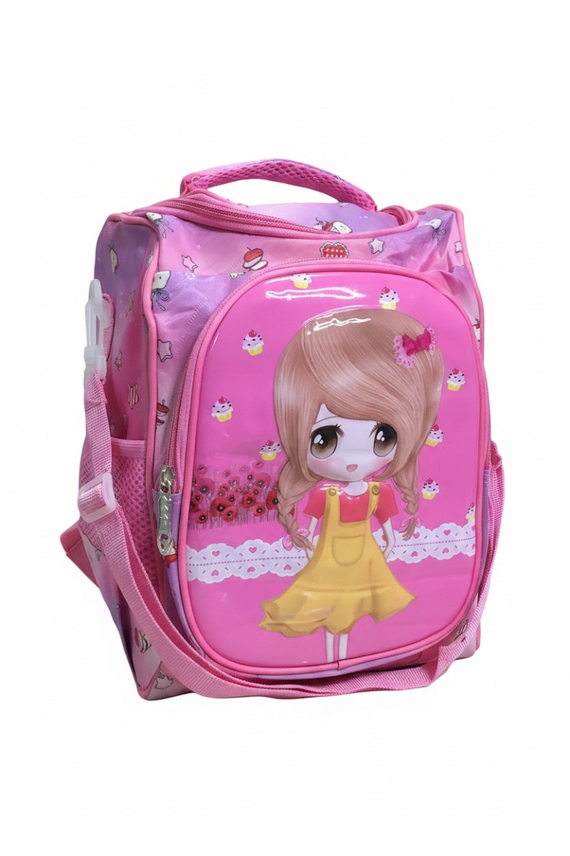 Girly Carton Character Lunch Bag